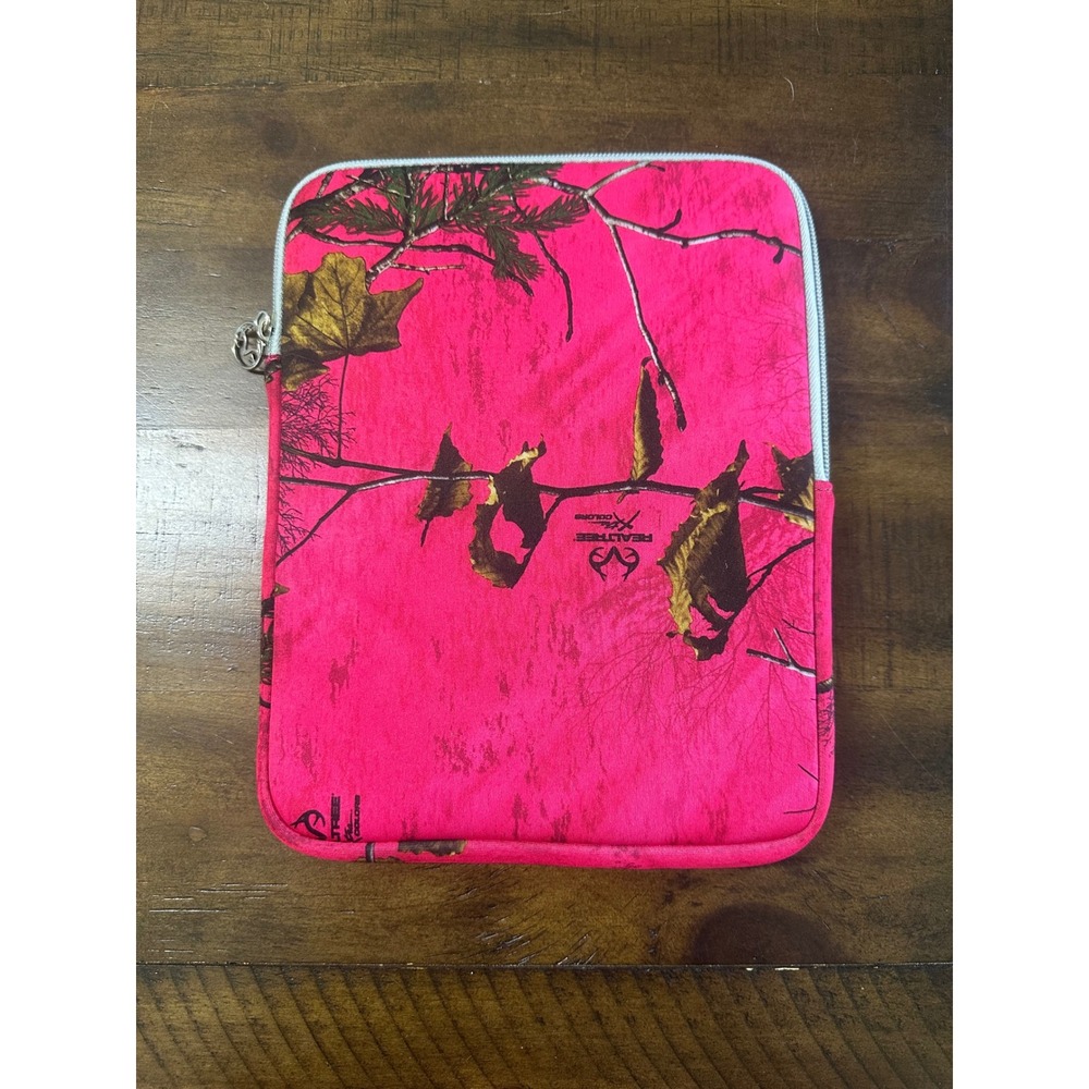Realtree Xtra Colors Pink Camo Tablet‎ Sleeve Padded Case